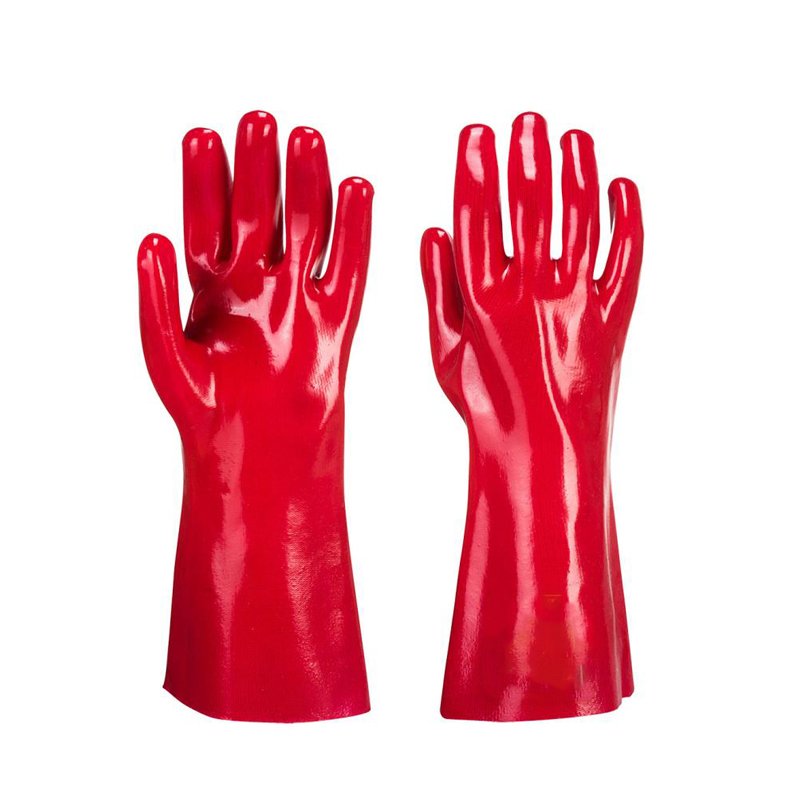 Gloves Pvc 18'' Acid Proof - Red