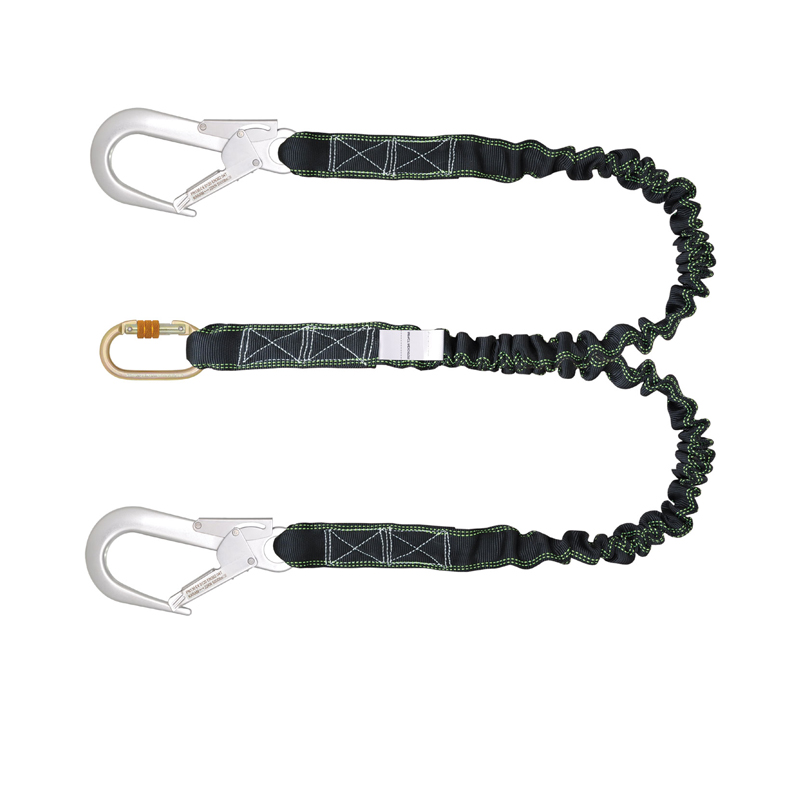 PN371 Twin Lanyard with energy absorber
