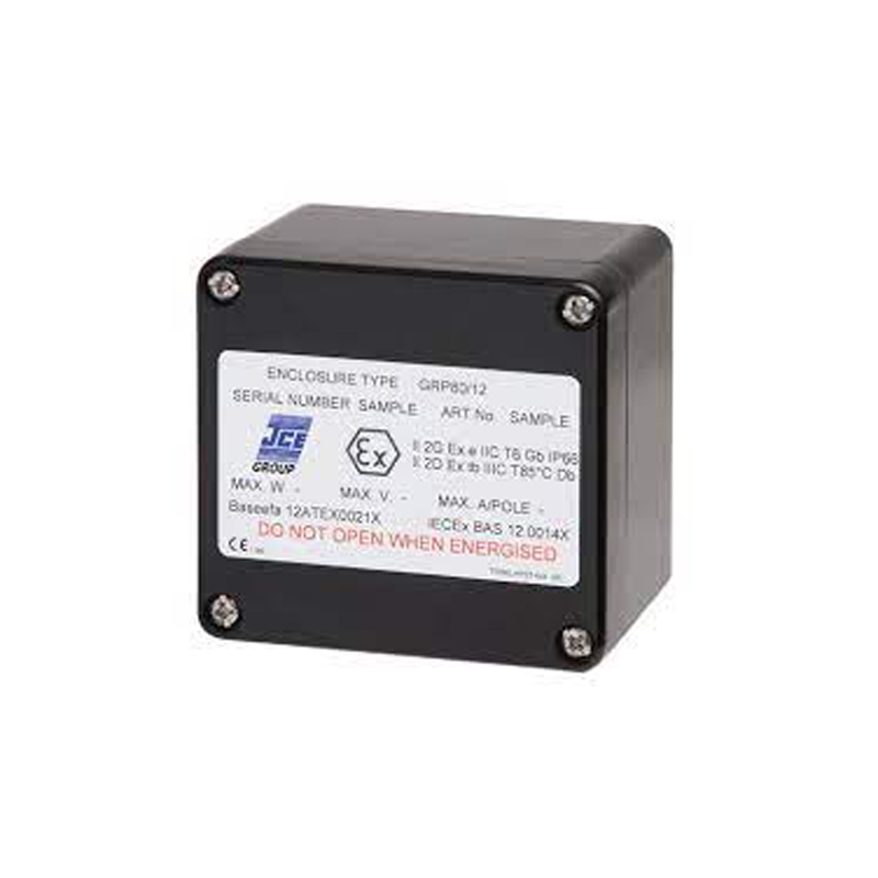 Flameproof G41 GRP Junction Box 120mm x 120mm x 90mm