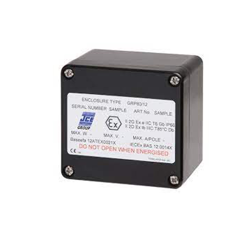 Flameproof G42 GRP Junction Box 160mm x 160mm x 90mm